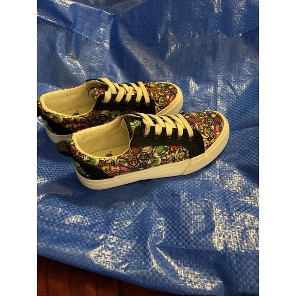 Super Mario Brothers Boys Lace Up Shoe,Nintendo, Sz‎ 1 all over Mario print - Picture 5 of 16